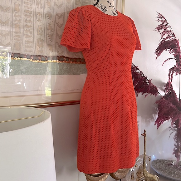 JCrew Orange Mini Dress - Picture 4 of 8